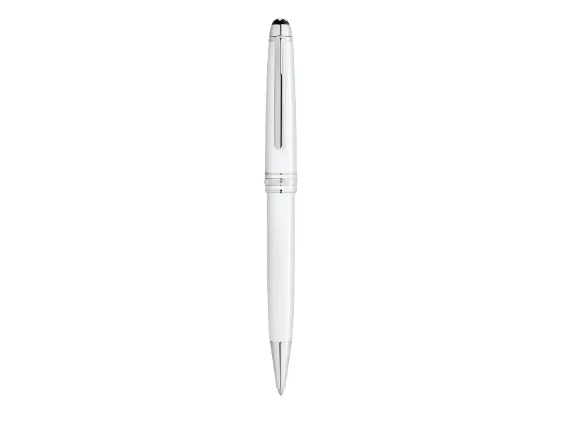 PENNA A SFERA CLASSIQUE BIANCA PLATINUM-COATED MEISTERSTUCK MONTBLANC 137122