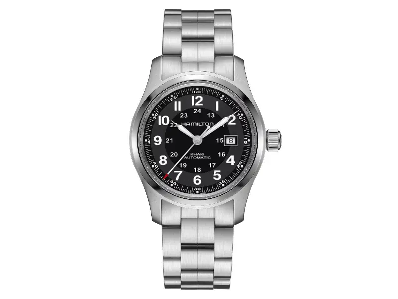 OROLOGIO UOMO AUTOMATICO ACCIAIO/ACCIAIO 42 MM KHAKI HAMILTON H70515137