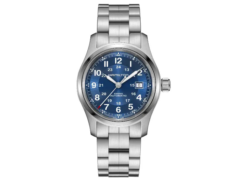 OROLOGIO UOMO AUTOMATICO ACCIAIO/ACCIAIO 42 MM KHAKI HAMILTON H70605140