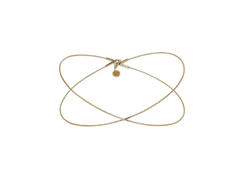 18KT YELLOW GOLD BRACELET X-LINE WIRE MAGICWIRE 595-B