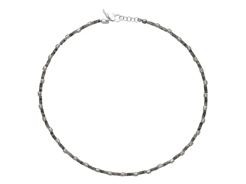COLLANA UOMO TANGO LABRADORITE GIOVANNI RASPINI 11356