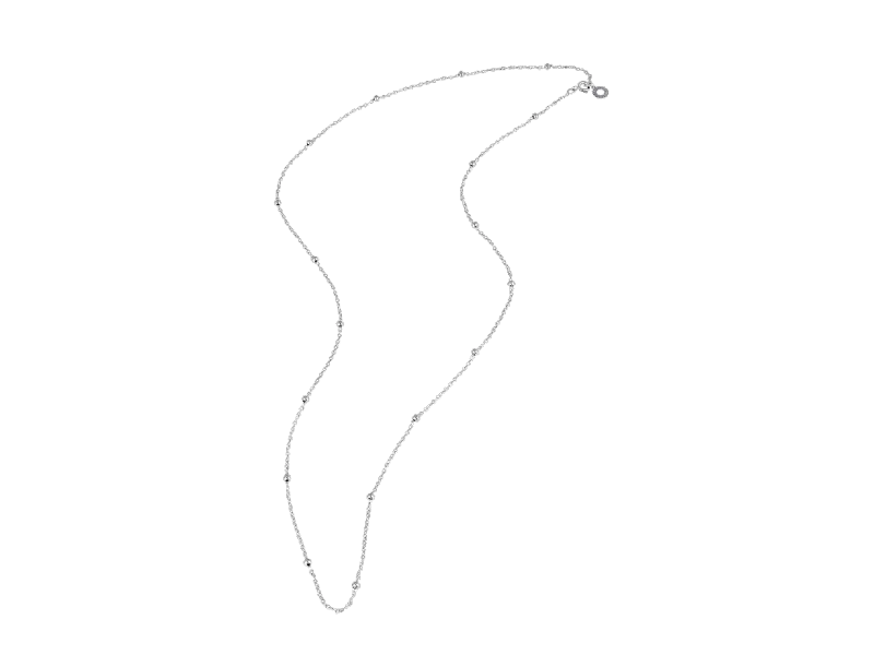 CATENA CON SFERETTE IN ORO BIANCO 9KT ACCESSORI CHANTECLER 41120