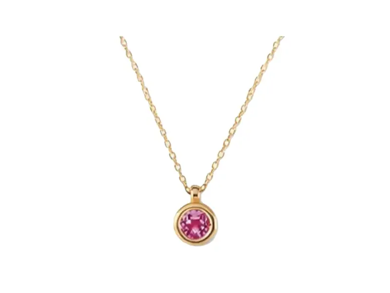 GIROCOLLO IN ORO GIALO 9KT CON AMETISTA TIMELESS CHIARA GIULIA ITS ME T/7B