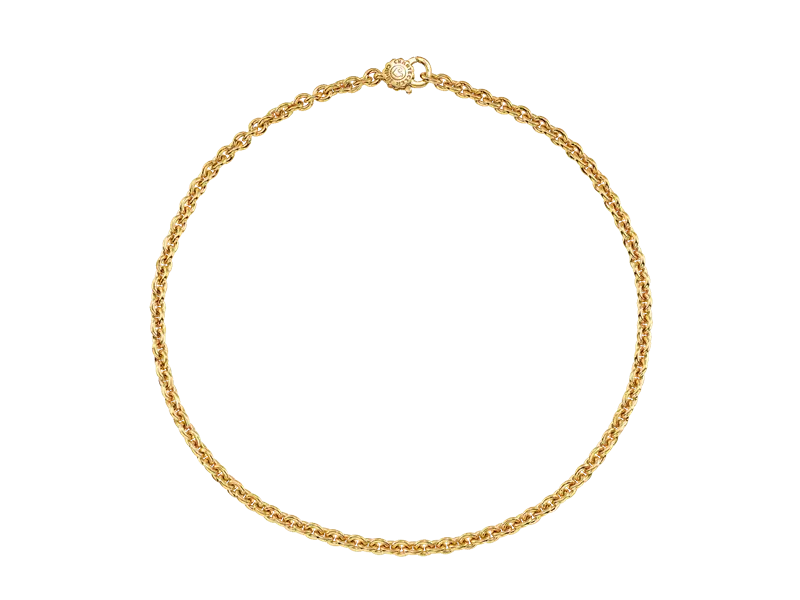 COLLANA ROLO’ IN VERMEIL CON LOGO ACCESSORI ET VOILA’ CHANTECLER 44696