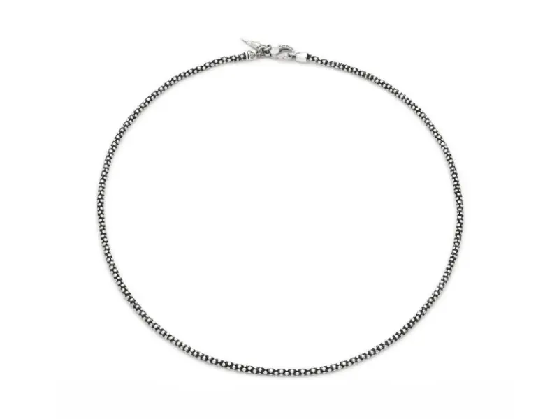 MEN’S SILVER CHAIN POPCORN CHAIN GIOVANNI RASPINI 12578