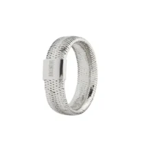 ANELLO-IN-ORO-BIANCO-RIBBON-RING-FLEX-COLLECTION-ARAMINI-AN AR 0014