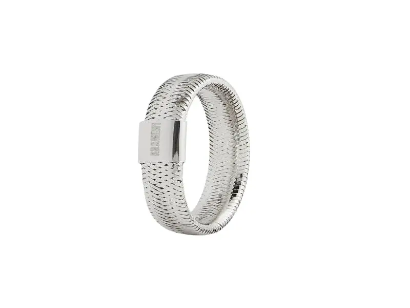 ANELLO IN ORO BIANCO 18KT RIBBON RING FLEX COLLECTION ARAMINI AN AR 0014