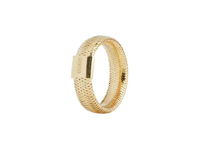 ANELLO IN ORO GIALLO 18KT RADIANT RING FLEX COLLECTION ARAMINI AN AR 0012