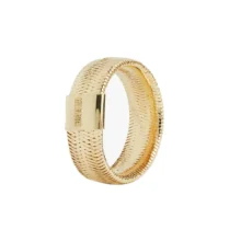 ANELLO-IN-ORO-GIALLO-RIBBON-RING-FLEX-COLLECTION-ARAMINI-AN AR 0014