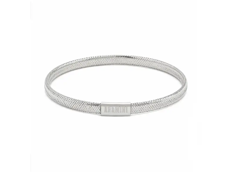 BRACCIALE IN ORO BIANCO 18KT NET BRACELET FLEX COLLECTION ARAMINI BR AR 0020