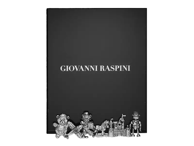 BABY WHITE BRONZE FRAME PHOTO 16 x 20 GIOVANNI RASPINI B0227