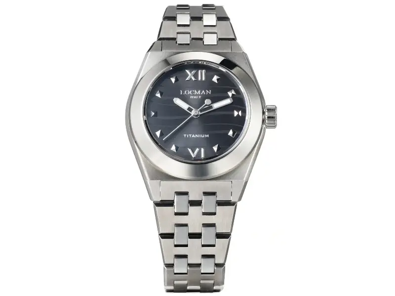 OROLOGIO DONNA QUARZO TITANIO 36 MM STEALTH LADY LOCMAN 0225T01A-00BKNKB0
