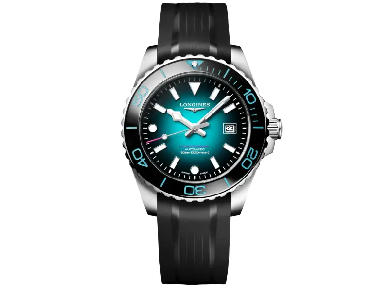 OROLOGIO AUTOMATICO ACCIAIO/ACCIAIO LUNETTA IN CERAMICA 42 MM ED. LIMITATA COMMONWEALTH GAMES 2026 HYDROCONQUEST LONGINES L3.788.4.09.9