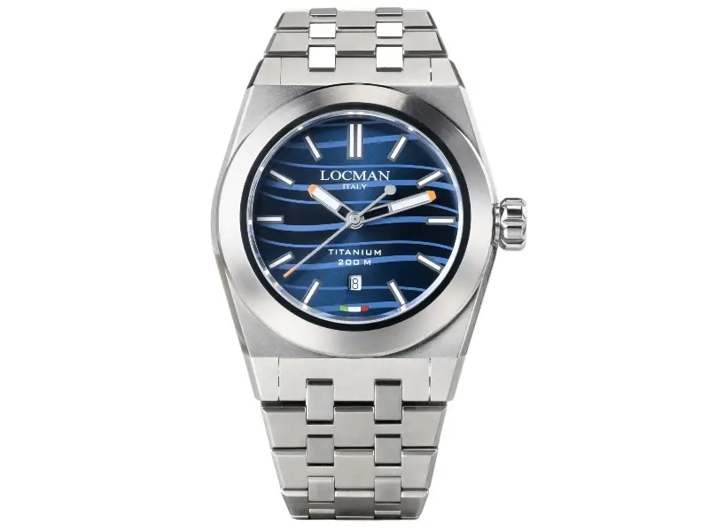 OROLOGIO UOMO QUARZO TITANIO 42 MM STEALTH LOCMAN 0223T02S-00BLWHB0