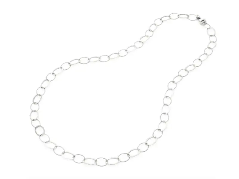 COLLANA IN ARGENTO A MAGLIA ALTERNATA 12620
