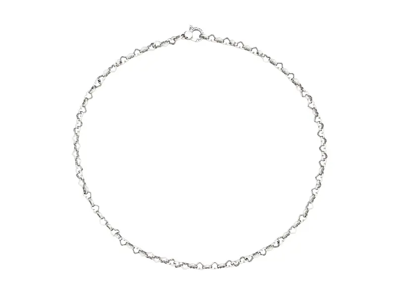 COLLANA IN ARGENTO CUORI GIOVANNI RASPINI 12618