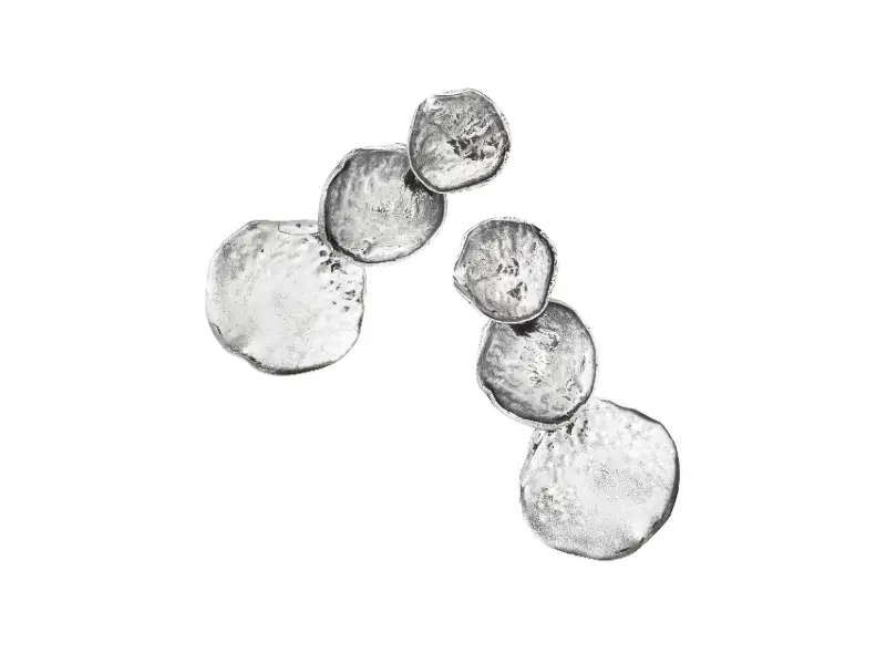 ORECCHINI IN ARGENTO A CASCATA FUEGO GIOVANNI RASPINI 12640