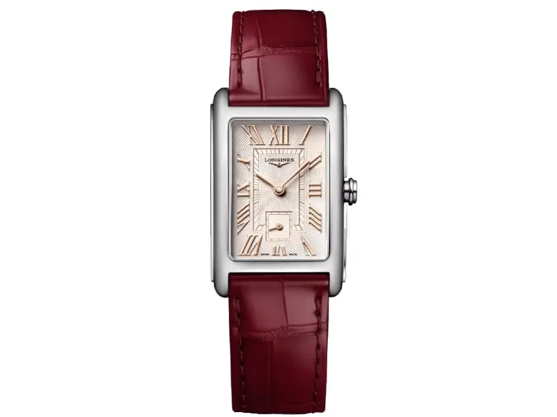 OROLOGIO DONNA ACCIAIO/PELLE QUARZO 23.30 x 37 MM DOLCEVITA LONGINES L5.512.4.28.2