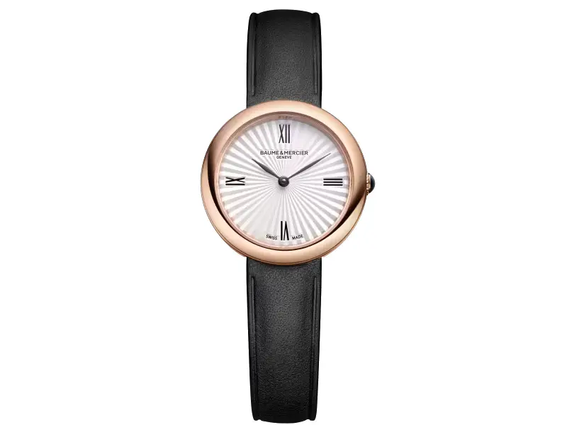 OROLOGIO DONNA QUARZO ACCIAIO-PVD/PELLE 28 MM JOIA BAUME & MERCIER M0A10849