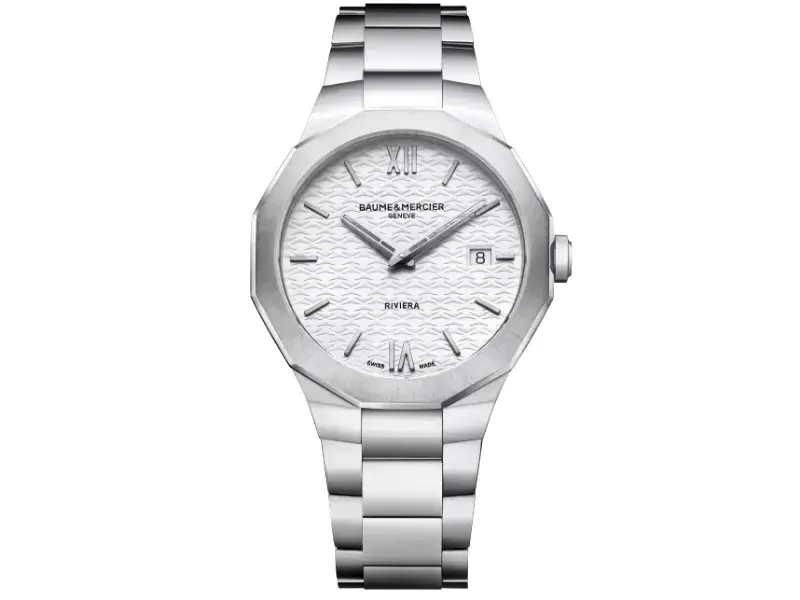 OROLOGIO UOMO AUTOMATICO ACCIAIO/ACCIAIO 39 MM RIVIERA BAUME & MERCIER M0A10845