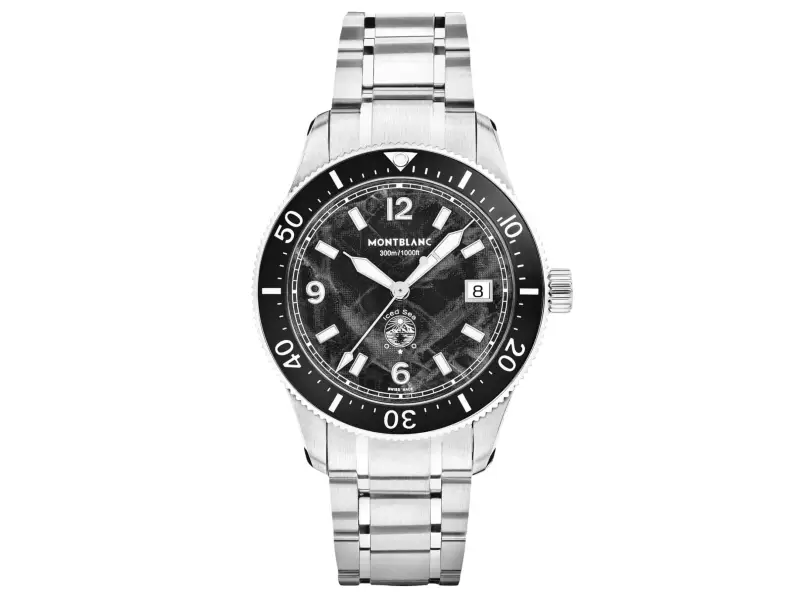 MEN’S AUTOMATIC WATCH STEEL/STEEL AUTOMATIC DATE 0 OXIGEN ICED SEA MONTBLANC 136765