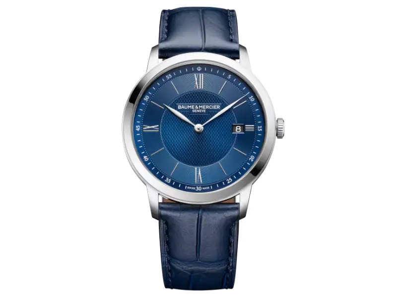 OROLOGIO UOMO QUARZO ACCIAIO/PELLE 40 MM CLASSIMA BAUME & MERCIER M0A10878