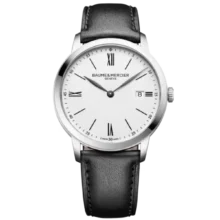 OROLOGIO-UOMO-QUARZO-ACCIAIO-PELLE-CLASSIMA-BAUME-ET-MERCIER-M0A10884