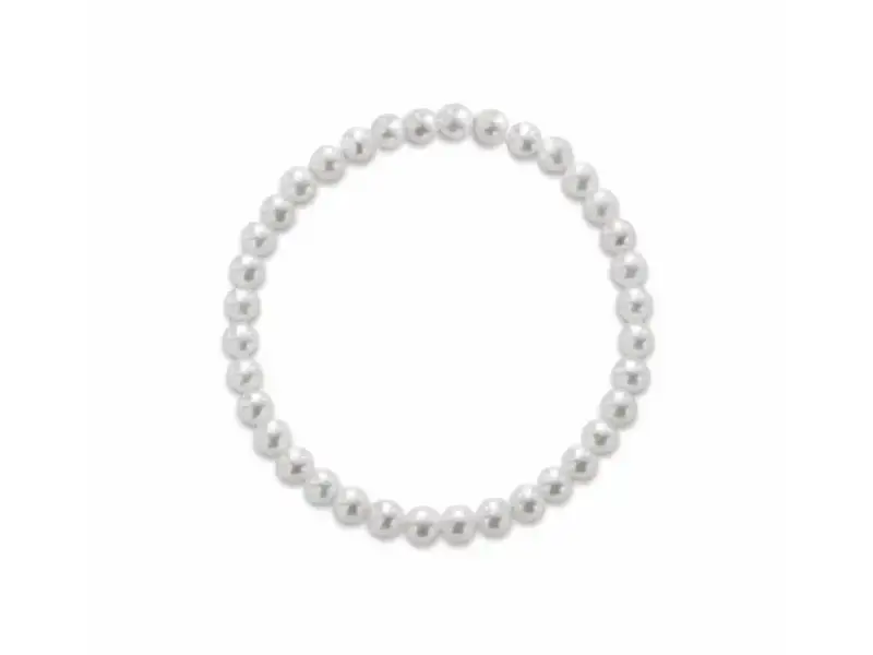 BRACCIALE ELASTICO CON PERLE COLTIVATE D’ACQUA DOLCE LE LUNE LBBRE
