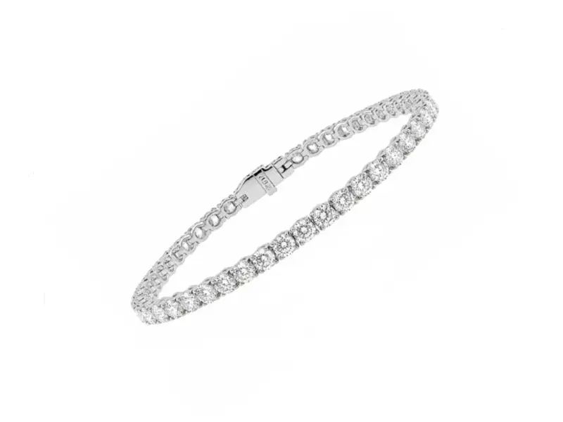 BRACCIALE TENNIS ORO BIANCO E DIAMANTI CT 9,20 F-G VS JUNIOR B 46920