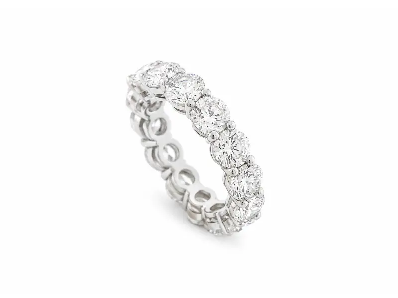 ANELLO ETERNITY PLATINO E DIAMANTI CT 7,01 PT701CL