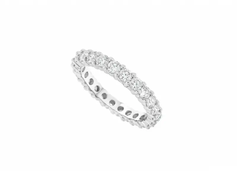ANELLO ETERNITY ORO BIANCO E DIAMANTI CT 1.72 JUNIOR B OB172CL