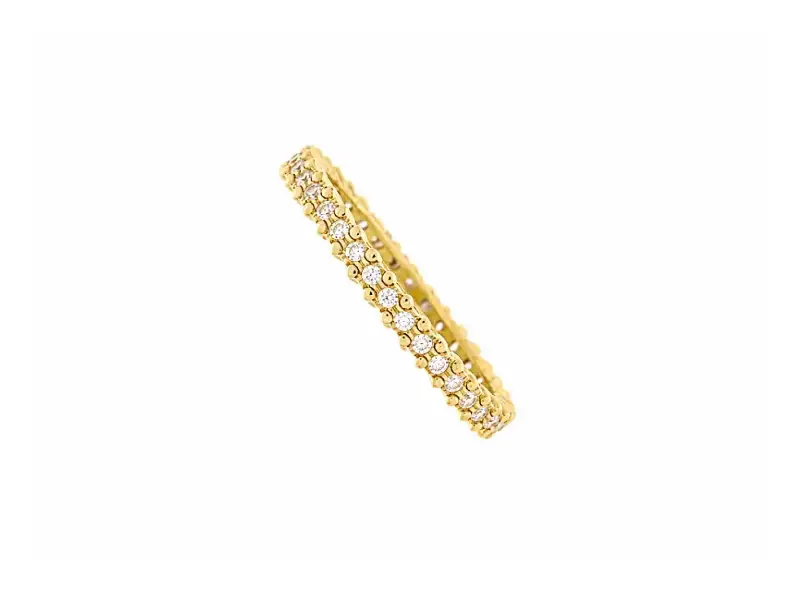 ANELLO ETERNITY ORO GIALLO DIAMANTI POLELLO G3434G