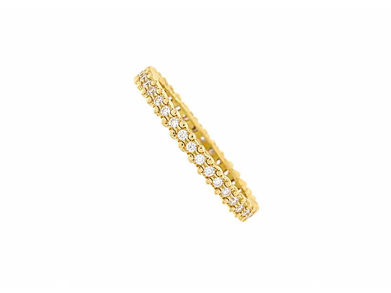 ANELLO ETERNITY ORO GIALLO DIAMANTI POLELLO G3434G