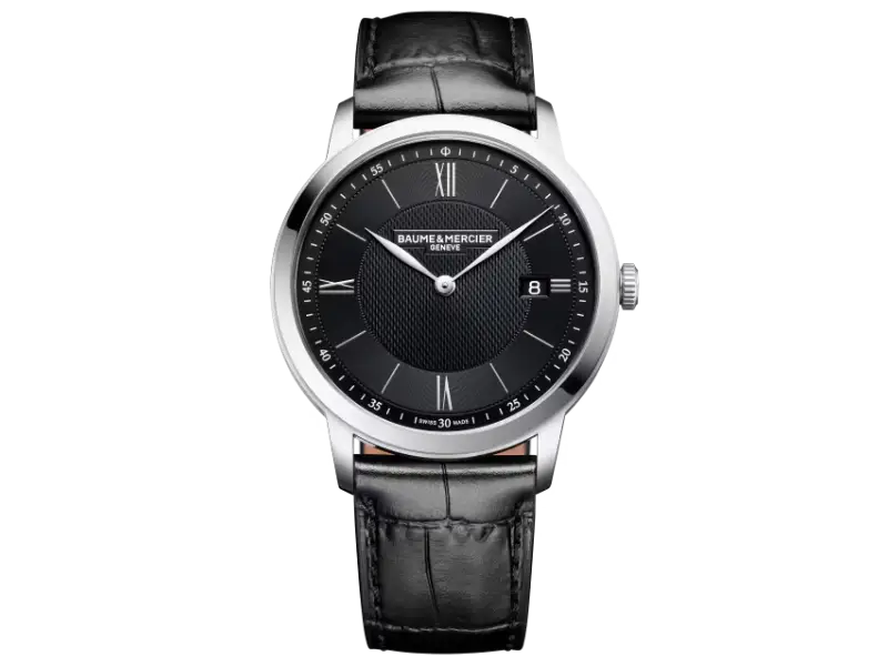 OROLOGIO UOMO QUARZO ACCIAIO/PELLE 40 MM CLASSIMA BAUME & MERCIER M0A10881