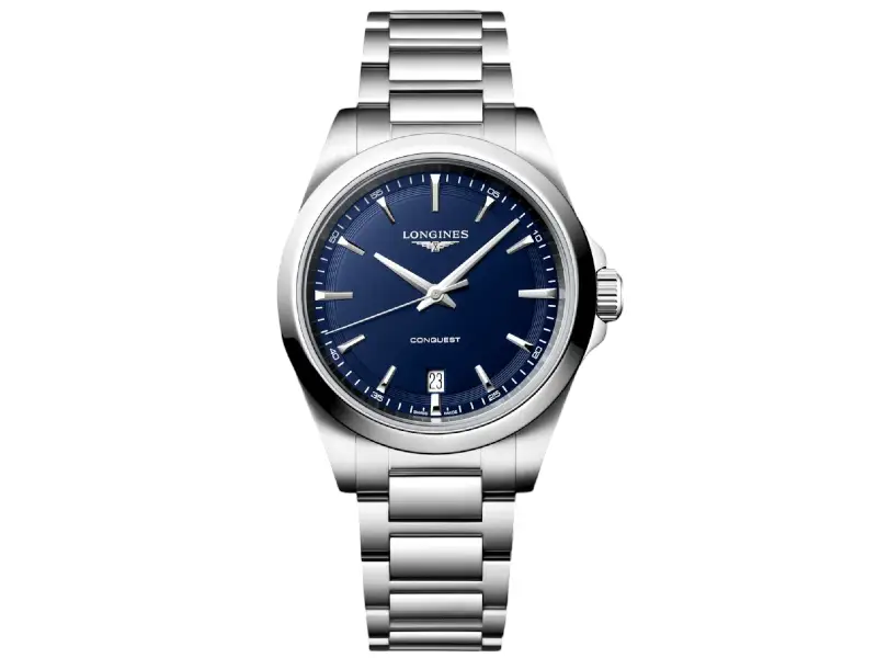 OROLOGIO UOMO QUARZO ACCIAIO/ACCIAIO 38 MM CONQUEST LONGINES L3.750.4.92.6