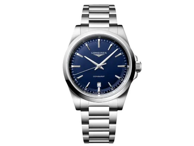OROLOGIO UOMO QUARZO ACCIAIO/ACCIAIO 41 MM CONQUEST LONGINES L3.860.4.92.6