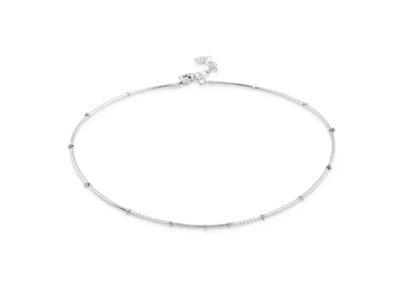 CHOKER ORO BIANCO 9 KT E DIAMANTI ACCESSORI CHANTECLER 45072