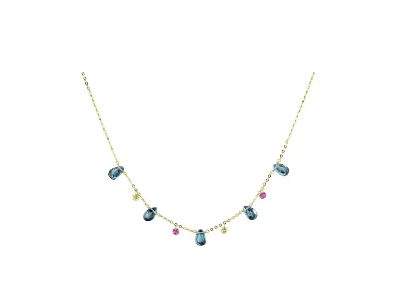 GIROCOLLO-IN-ORO-GIALLO-CON-5-GOCCE-DI-TOPAZIO-LONDON-BLU-2 GOCCE-DI-PERIDOTO-2-GOCCE-DI-RODOLITE-GOCCE-DI-ENERGIA-MAMAN-ET-SOPHIE-gcdrp5tb2p2r_1