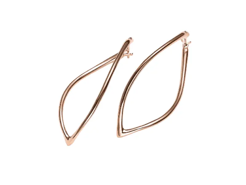 ORECCHINI IN ORO ROSA 18KT NAVETTES MATTIOLI MOR75005A