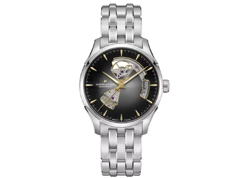 MEN’S AUTOMATIC WATCH STEEL/STEEL  HAMILTON JAZZMASTER OPEN HEART 40 MM H32675181