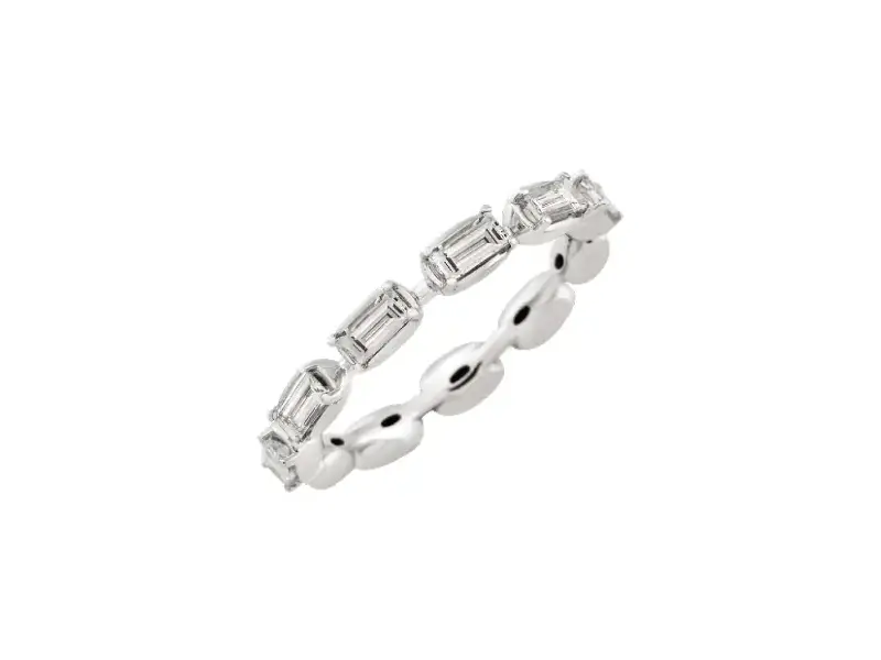 ANELLO ETERNITY IN PLATINO CON DIAMANTI ASTERA CHANTECLER 44975