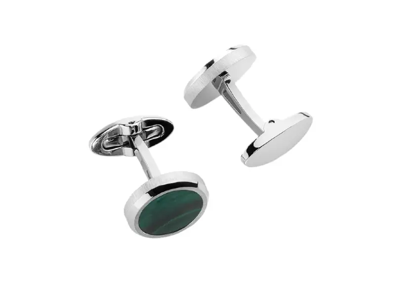 GEMELLI-IN-ACCIAIO-CON-MALACHITE-LITHOS-MONTEGRAPPA-IDLICLSM_1