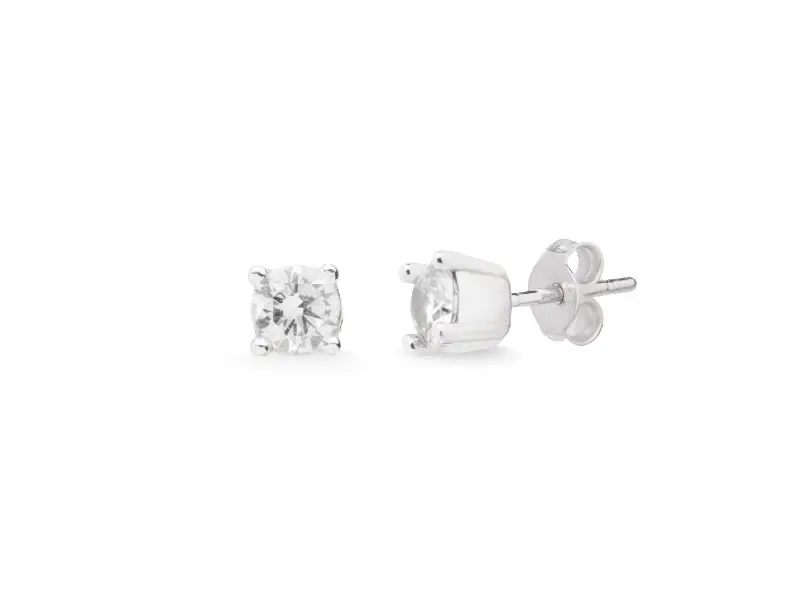 ORECCHINI IN ORO BIANCO 9KT ETHICAL DIAMONDS GIULIA ITS ME ML/7B