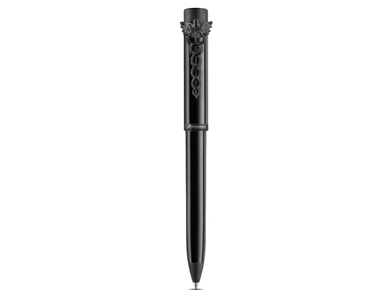 BALLPOINT PEN ZERO CADUCEUS ULTRA BLACK MONTEGRAPPA ISZECBIC