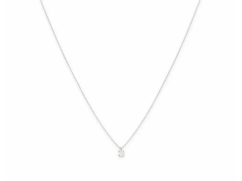 GIROCOLLO ORO BIANCO 9 KT ETHICAL DIAMOND GIULIA ITS ME ML/6B